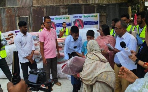 মিল্টন সমাদ্দারের আশ্রমের দায়িত্বে শামসুল হক ফাউন্ডেশন 