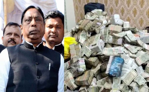 মন্ত্রীর ব্যক্তিগত সচিবের গৃহকর্মীর বাড়িতে টাকার পাহাড়! 