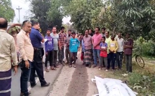 ট্রাকচাপায় এক পুলিশ কর্মকর্তা নিহত 