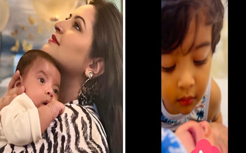 মা দিবসে কন্যাকে সামনে আনলেন পরীমণি 