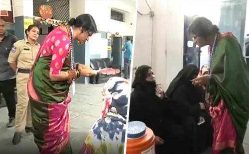 ভোটারদের আইডি কার্ড পরীক্ষা ও নেকাব খুলে বিতর্কে বিজেপি প্রার্থী 