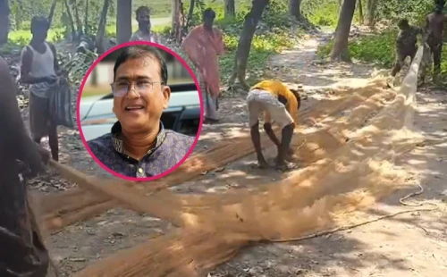 খণ্ডিত মরদেহ খুঁজতে জাল দিয়ে তল্লাশি চালাচ্ছে সিআইডি 