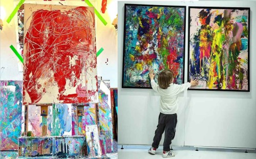 ‘মিনি পিকাসো’র আঁকা ছবি ৮ লাখ টাকায় বিক্রি! 