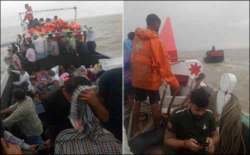 ইঞ্জিন বিকল হয়ে বঙ্গোপসাগরে ভেসে যাচ্ছিল ট্রলার 