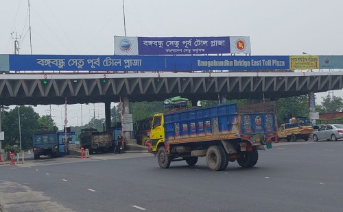 ২৪ ঘন্টায় বঙ্গবন্ধু সেতুতে ৩ কোটি ২১ লাখ টাকার টোল আদায় 