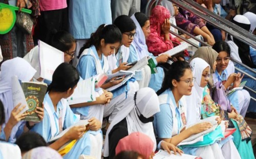 বন্যার মধ্যেই সিলেটে আজ এইচএসসি পরীক্ষা 