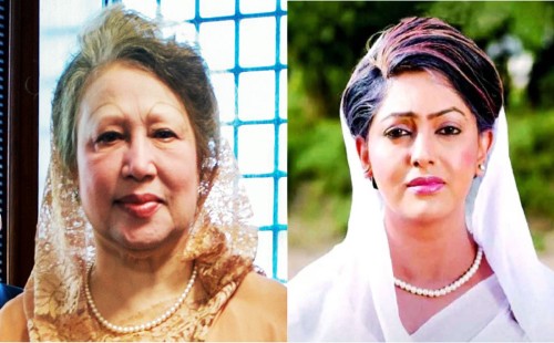 গোপনে খালেদা জিয়ার চরিত্রে শুটিং করেছেন নিপুণ 