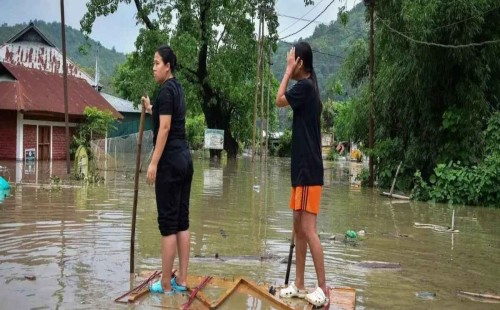 ত্রিপুরায় বন্যায় ১০ জনের মৃত্যু 