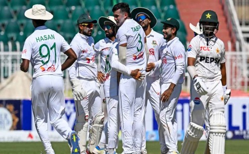 রাওয়ালপিন্ডি টেস্টের দ্বিতীয় দিন বাংলাদেশের 