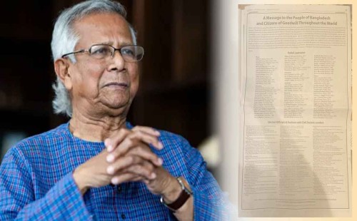 ড. ইউনূসের প্রতি ১৯৮ বিশ্বনেতার দৃঢ় সমর্থন 