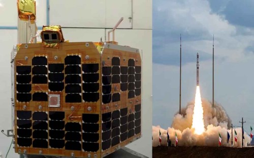 নিজস্ব প্রযুক্তির স্যাটেলাইট মহাশূন্যে পাঠাল ইরান 