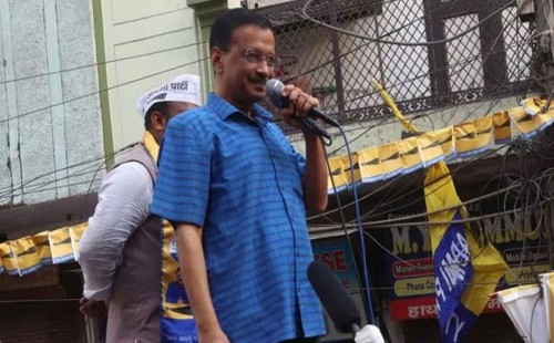 নির্বাচনী প্রচারে হরিয়ানায় কেজরিওয়াল 