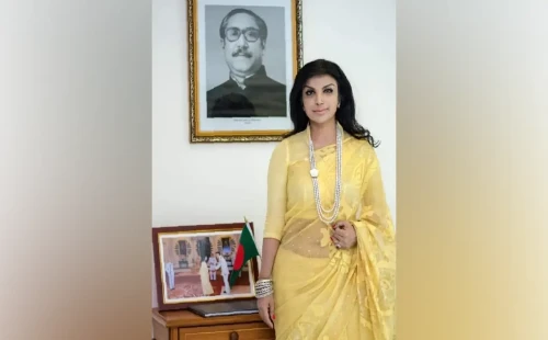 হাইকমিশনকে পার্টি অফিস বানিয়ে ফেলেছেন সাইদা মুনা 