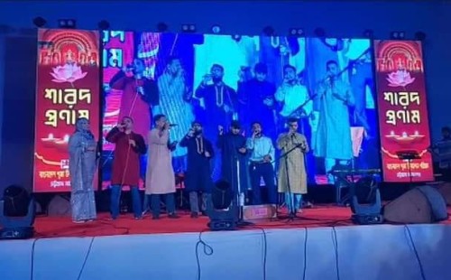 পূজামণ্ডপে সংগীত–বিতর্ক : সাতজনকে আসামি করে মামলা 