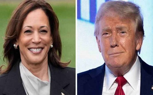 সর্বশেষ জরিপে যে অবস্থানে কমলা-ট্রাম্প 