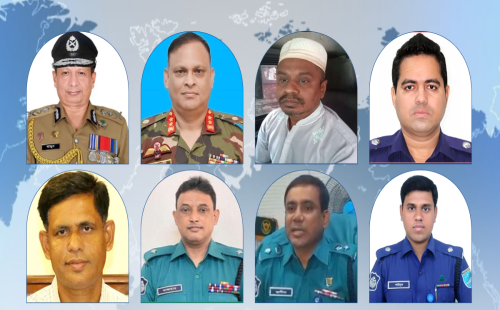 জুলাই-আগস্ট গণহত্যা মামলায় গ্রেপ্তার দেখানো হলো ৮ কর্মকর্তাকে 