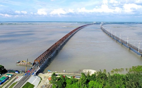 বঙ্গবন্ধু রেল সেতুতে পরীক্ষামূলক ট্রেন চলাচল শুরু 