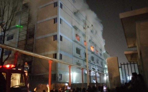 চট্টগ্রাম ইপিজেডে কারখানায় আগুন 