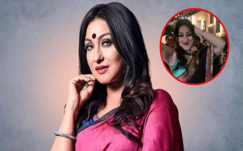 সিনেমার সাকসেস পার্টিতে ঋতুপর্ণার নাচ 