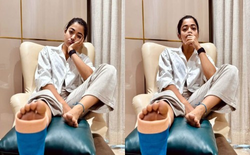 জিমে গিয়ে গুরুতর চোট, ক্ষমা চাইলেন রাশমিকা 