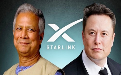 বাংলাদেশে স্টারলিংক চালু নিয়ে ড. ইউনূসের পোস্ট, কমেন্টে যা বললেন মাস্ক 