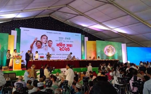 বিএনপির বর্ধিত সভা শুরু, বক্তব্য রাখছেন তারেক রহমান 