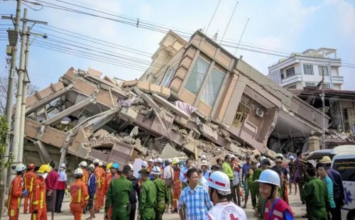 মিয়ানমারে ভূমিকম্পে নিহত ৬৯৪ 