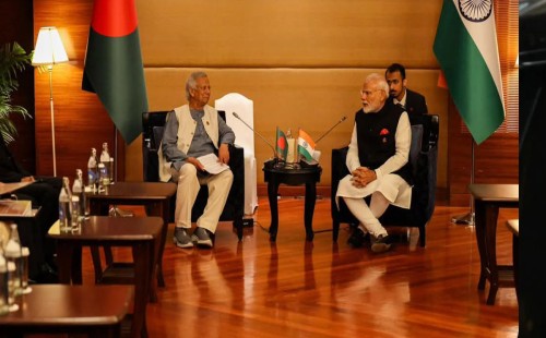 ব্যাংককে ড. ইউনূস-মোদির বৈঠক 