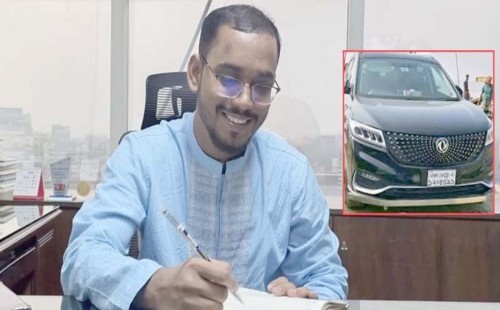 একজন ব্যবসায়ী গাড়িটি দিয়েছেন: হান্নান মাসউদ 