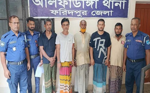ফরিদপুরে বিস্ফোরক মামলায় আ.লীগের ৫ নেতাকর্মী গ্রেপ্তার 