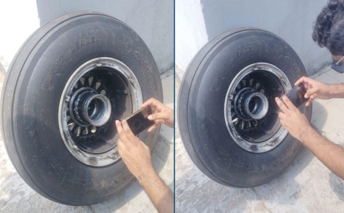 উড্ডয়নের সময় পড়ে গেল চাকা, ৭১ যাত্রী নিয়ে মাঝ আকাশে বিমান 