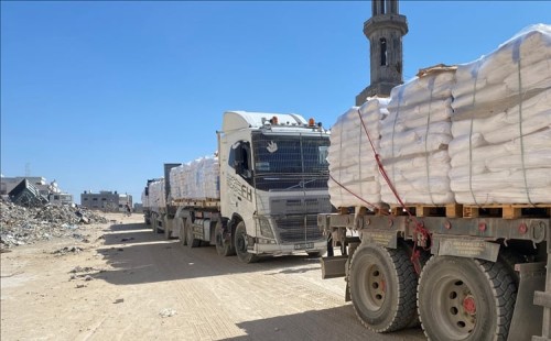 গাজায় ঢুকেছে ৮৭টি ট্রাক 