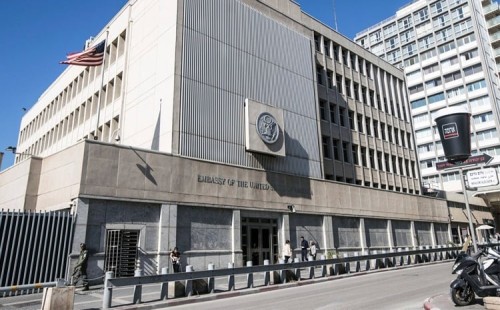 তেল আবিবে মার্কিন দূতাবাস ক্ষতিগ্রস্ত 