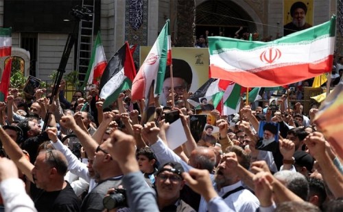 তেহরানে ইসরায়েলবিরোধী বিক্ষোভ 