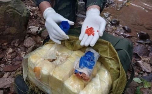 মিয়ানমারে ৩০ কোটি ডলারের মাদক ধ্বংস 