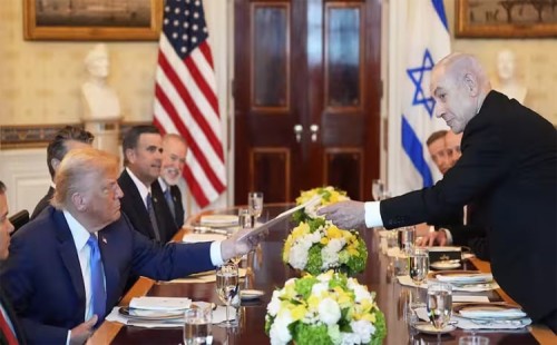 নোবেলের জন্য ট্রাম্পকে নেতানিয়াহুর মনোনয়ন 