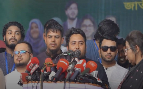 দুই ছাত্র উপদেষ্টার বিরুদ্ধে ষড়যন্ত্র করা হচ্ছে : নাহিদ ইসলাম 