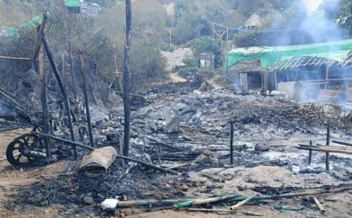 মিয়ানমারে বিমান হামলায় নিহত ১৩ 