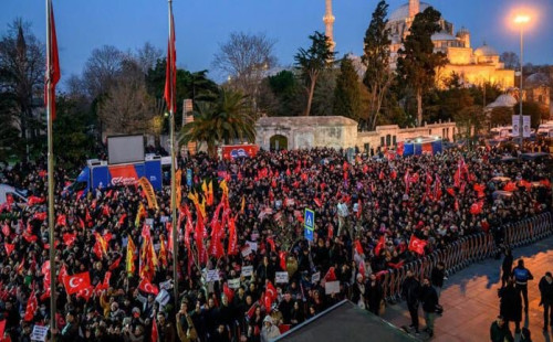 তুরস্কে ৪০ বিরোধী নেতা গ্রেপ্তার 