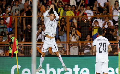 রোনালদোর জোড়া গোলে পর্তুগালের জয় 