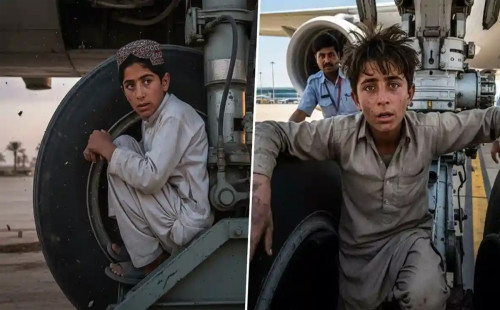 ল্যান্ডিং গিয়ারে লুকিয়ে কাবুল থেকে দিল্লি 