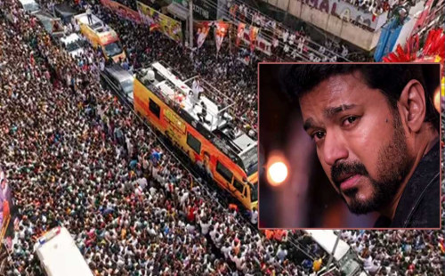 জনসভায় মৃত্যু, মুখ খুললেন বিজয় 