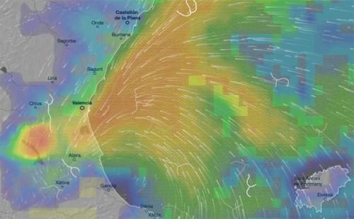 ভ্যালেন্সিয়ায় ভারী বৃষ্টি 