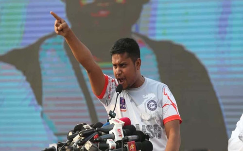 ইসি ‘মেরুদণ্ডহীন’, সুষ্ঠু নির্বাচন দিতে পারবে না: হাসনাত 