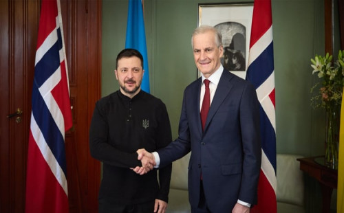 ওসলোতে জেলেনস্কি 