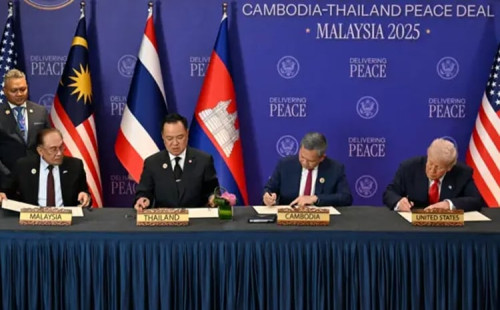 থাই-কম্বোডিয়ার শান্তিচুক্তিতে ট্রাম্পেরও সাক্ষর 