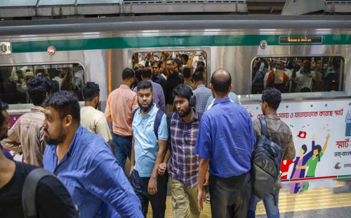 রাতে আংশিক বন্ধ ছিল মেট্রোরেল, সকালে চলাচল স্বাভাবিক 