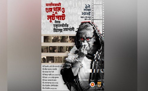 কাল ঢাকার ১০ পয়েন্টে ফ্যাসিবাদী গুম-খুন নিয়ে ডকুমেন্টারি ফিল্ম প্রদর্শিত হবে 