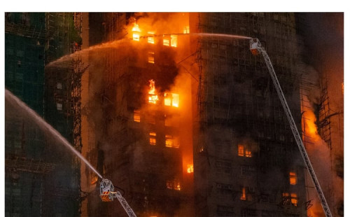 হংকং অগ্নিকাণ্ডে এখনও নিখোঁজ ২৫০ 