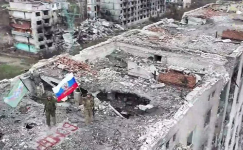 রুশ দখলে সিভেরস্ক শহর 